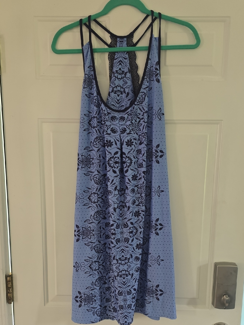 Apt. 9 Blue and Cream Floral Intimates Label Nightie